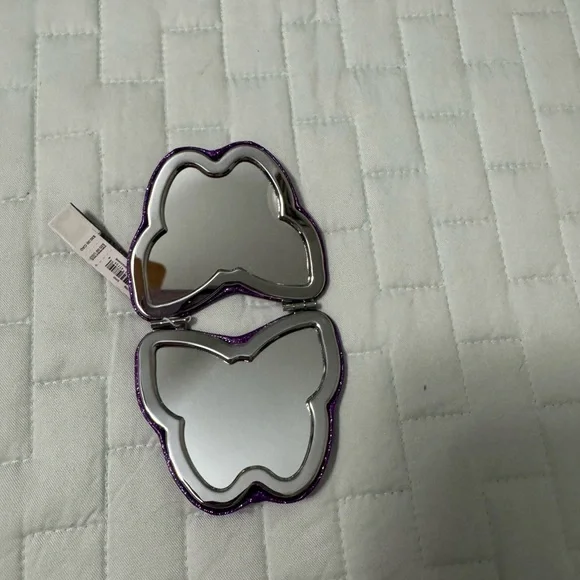Coach Purple Glitter mirror Case - Picture 2 of 2